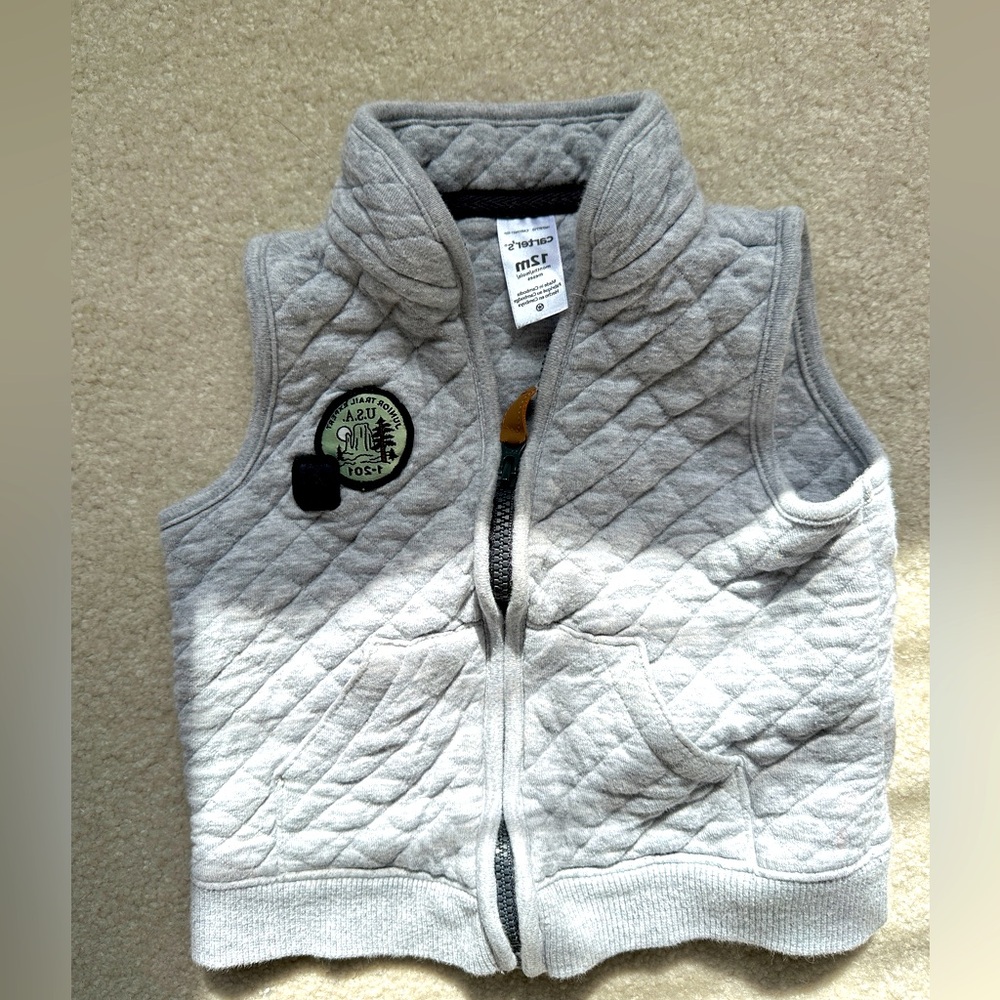 Carters 12 months boy cotton vest